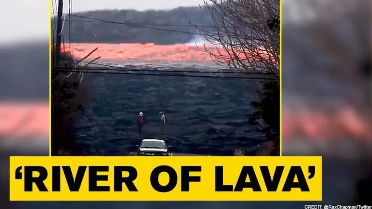 Hawaii's 'lava river' moving at incredible speed amuses internet, watch video Hawaii