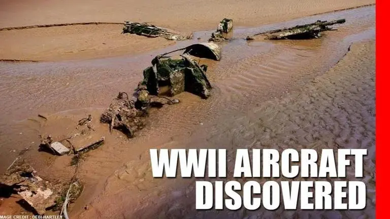 World War-II aircraft discovered by British couple on a beach in England, after 76 years WWII