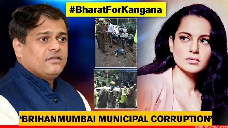BJP's Amit Satam roasts BMC for razing Kangana's office; asks about 'similar violations' BJP
