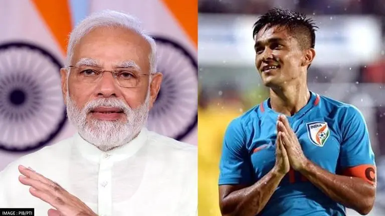 'Well done Sunil Chhetri': PM Modi honours 'Captain Fantastic' on exclusive FIFA series PM Modi and Sunil Chhetri