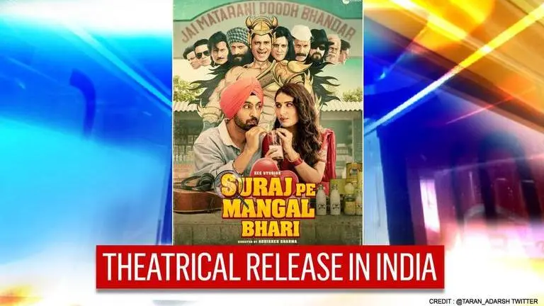 'Suraj Pe Mangal Bhari' starring Diljit, Fatima & others to hit theatres on November 15 Suraj Pe Mangal Bhari