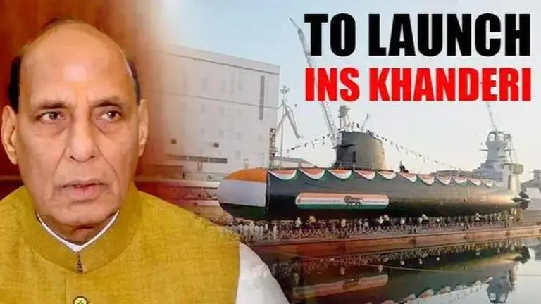 Defence Minister to commission submarine INS Khanderi on September 28 Defence Minister