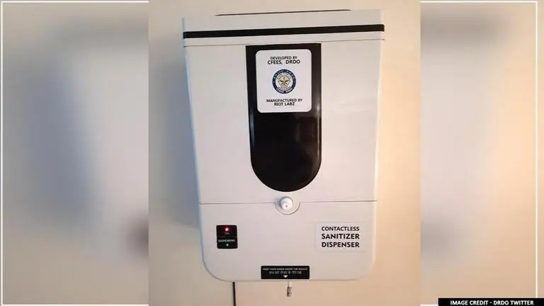 COVID-19: DRDO develops contact-less automatic mist based sanitiser dispensing unit DRDO