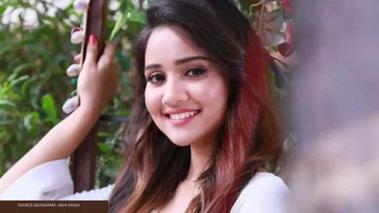 Ashi Singh celebrates her 23rd birthday in shimmery purple ruffled gown Ashi Singh