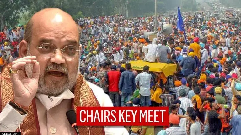 Home Minister Amit Shah chairs key meet on agrarian laws ahead of Centre-Farmers talks Amit Shah