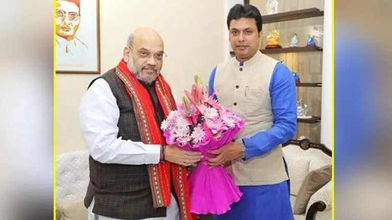 Tripura CM Biplab Kumar Deb seeks funds from govt to rehab Mioram tribals Tripura