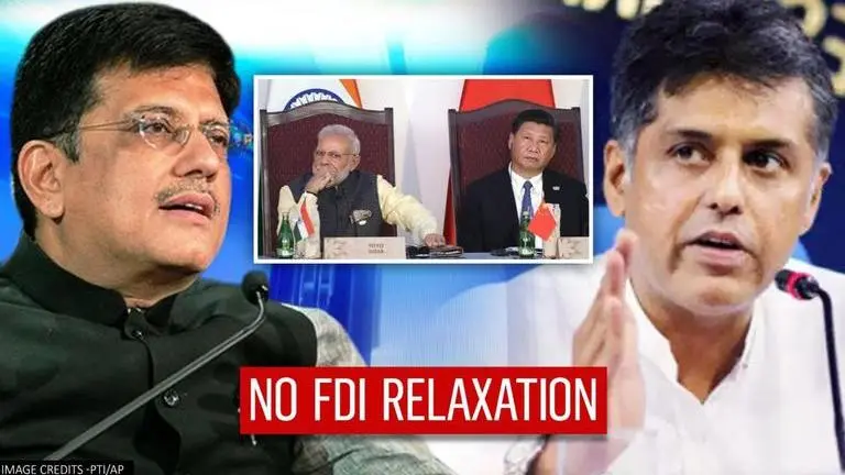 Centre clarifies its Chinese FDI policy remains unchanged; dismisses Congress 'deal' claim China