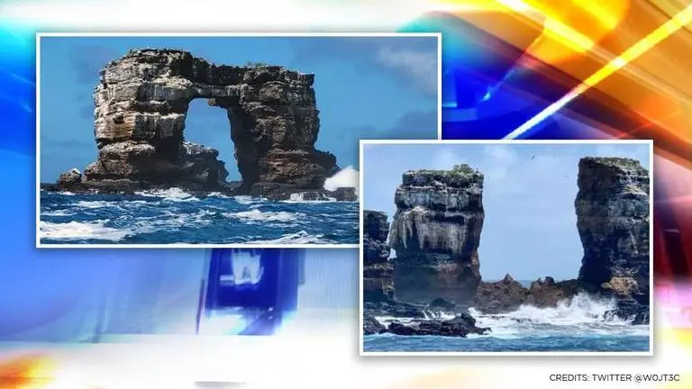 Famous Darwin's Arch in Galapagos Islands collapses due to 'natural erosion', see pics Galapagos Islands