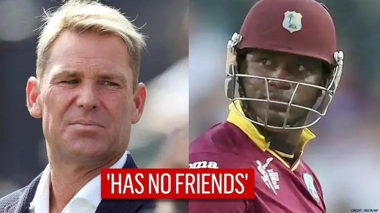'Get help': Shane Warne reacts to Marlon Samuels' distasteful comment on him, Ben Stokes Shane Warne