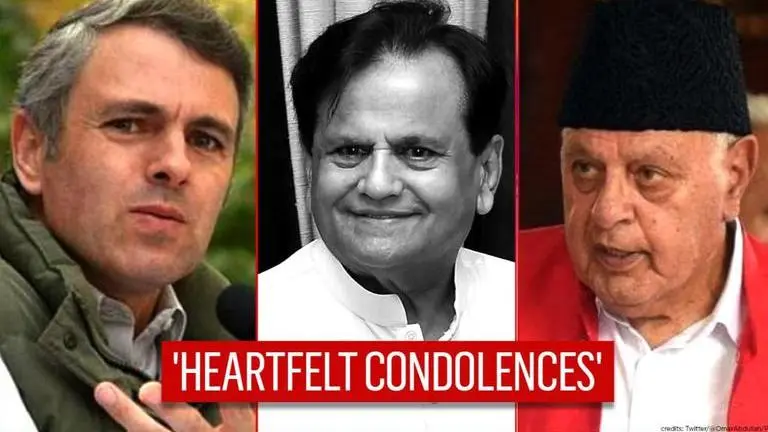 Omar, Farooq Abdullah condole Ahmed Patel's death; speak of long political & personal ties Ahmed Patel