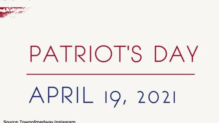 Which states in the USA celebrate Patriot's Day? Find out here Source: Townofmedway Instagram