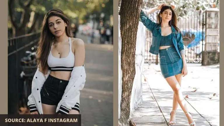 Alaya F loves to pose on beautiful streets and her Instagram is a proof of it Alaya F