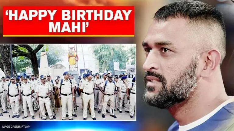 Mumbai Police urge people to beat COVID-19 in 'Mahi Way', extend b'day wishes to Dhoni Mumbai police
