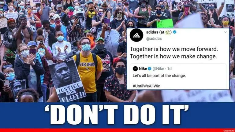 Adidas shares Nike's 'Don't Do It' video backing George Floyd protests; gets lovely reply Nike