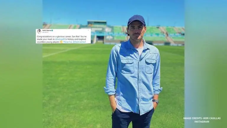 LaLiga ambassador Rohit Sharma lauds Real Madrid legend Iker Casillas on 'glorious' career LaLiga