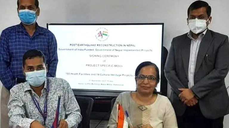 India signs MoU with Nepal to reconstruct heritage sites damaged during 2015 earthquake Nepal, Reconstruction project