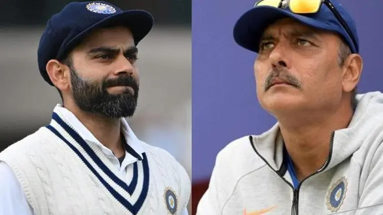 Virat Kohli thanks Ravi Shastri, Dhoni as he steps down; Fans point out Dravid's absence virat kohli
