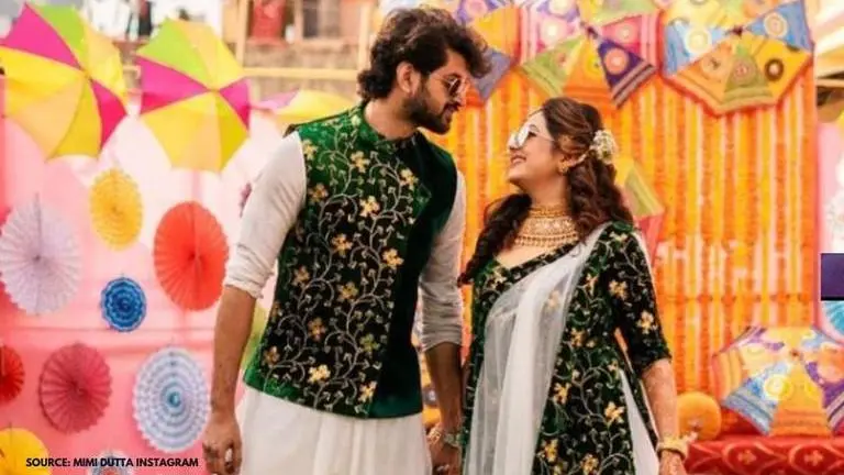 Mimi Dutta and Om Sahani tie the knot in traditional ceremony; see inside photos Mimi Dutta and Om Sahani