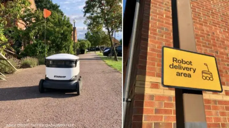 UK: Robots deliver shopping to residents in Milton Keynes amid COVID-19 lockown robots