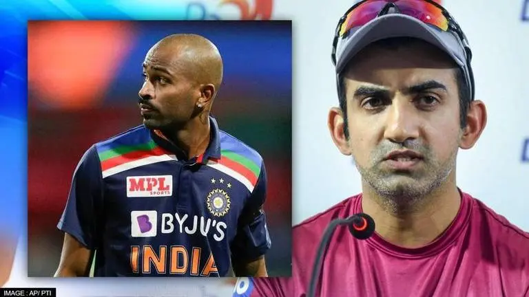 Gambhir explains how Hardik Pandya can fit in India's playing XI for T20 World Cup Gambhir
