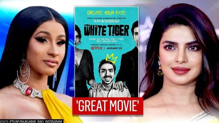 Cardi B was 'crying and angry' after watching 'The White Tiger'; Priyanka Chopra reacts Cardi B is in praise of Priyanka's 'The White Tiger', says 'was crying and angry' watching