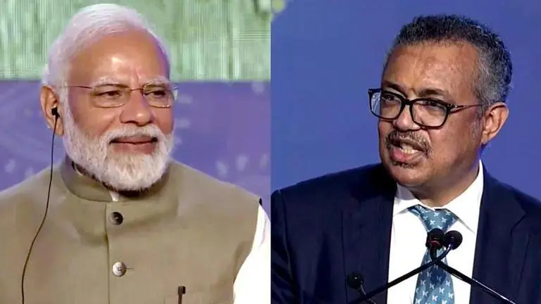 WHO Chief Dr Tedros greets public in Gujarati at Jamnagar event; Watch how PM Modi reacted WHO