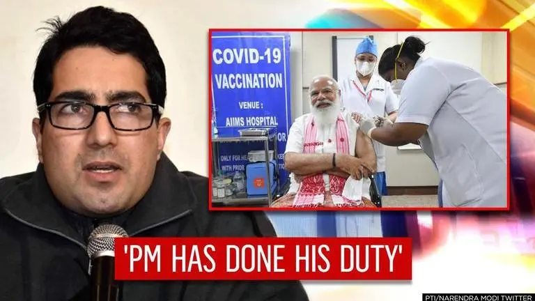 Shah Faesal lauds PM Modi for doing his 'constitutional duty' by taking the COVID vaccine Shah Faesal