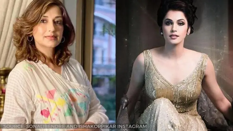 Sonali Bendre, Isha Koppikar, and other Bollywood stars celebrating Karwa Chauth 2020 Sonali Bendre