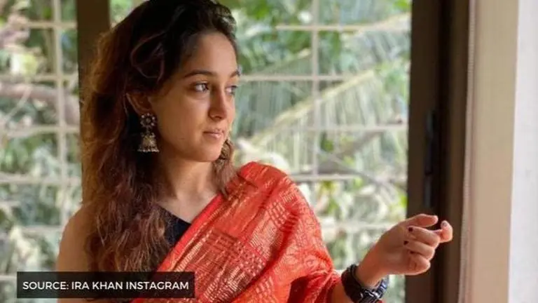 Ira Khan wishes Eid Mubarak to fans in her 'perfectly-draped' saree; See pics here Ira Khan