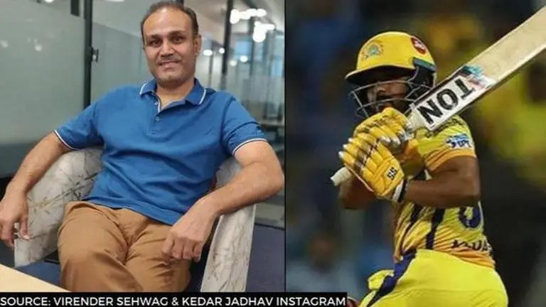 Virender Sehwag insults Kedar Jadhav for Kolkata flop show, has warning for Punjab: Watch Virender Sehwag