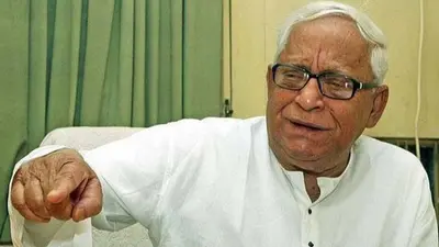 Former West Bengal CM Buddhadeb Bhattacharya admitted to hospital Former West Bengal CM