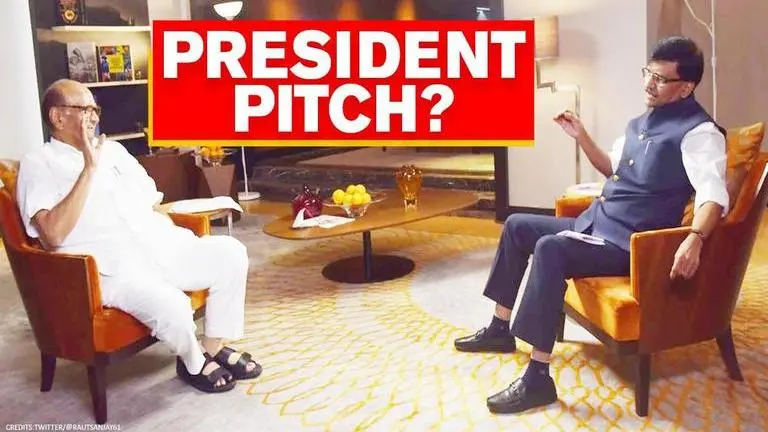 Sanjay Raut's Saamana-style Sharad Pawar interview to pitch NCP boss for President post? Sharad Pawar