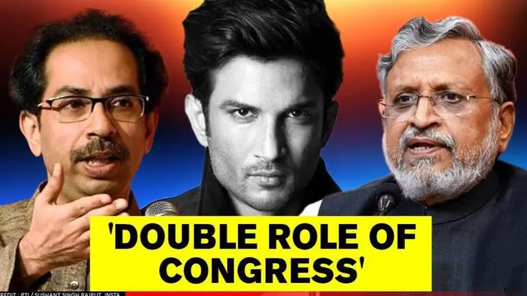 Sushant Death Case: Bihar Dy CM calls out Cong for remaining mum as MVA opposes CBI probe Sushant Death case