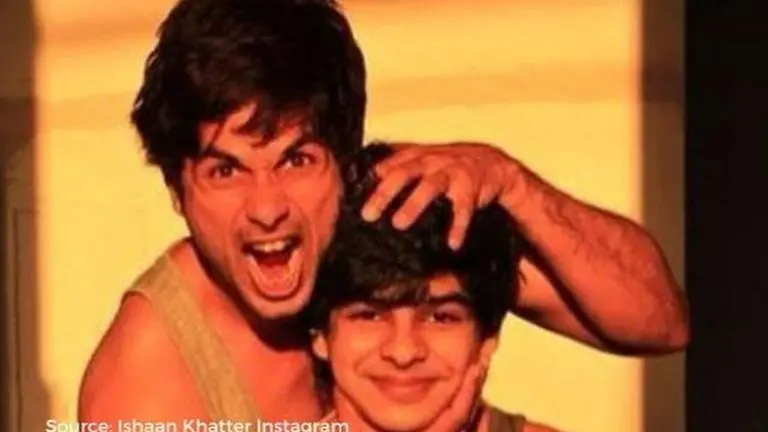 On Shahid Kapoor's birthday, Ishaan Khatter uses 90's movie reference to pour in 'love' shahid kapoor