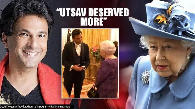 When Vikas Khanna beat protocol to showcase India's 'pride & beauty' to Queen Elizabeth When Vikas Khanna beat protocol to showcase India's 'pride & beauty' to Queen Elizabeth