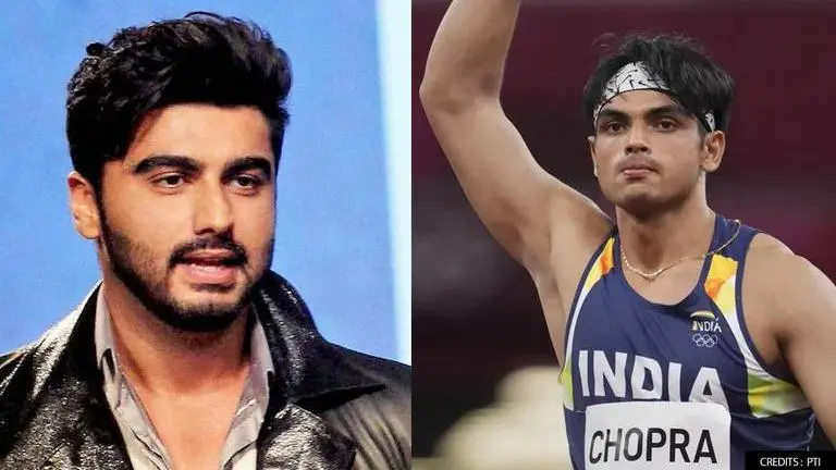 Arjun Kapoor hails Neeraj Chopra for battling obesity, says 'You're an inspiration to me' Arjun Kapoor, Neeraj Chopra, obesity, javelin throw