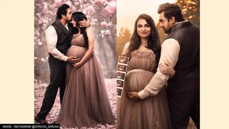 Actor Dhruva Sarja & wife announce pregnancy with adorable video; Meghana Raj sends love Dhruva Sarja, Prerana