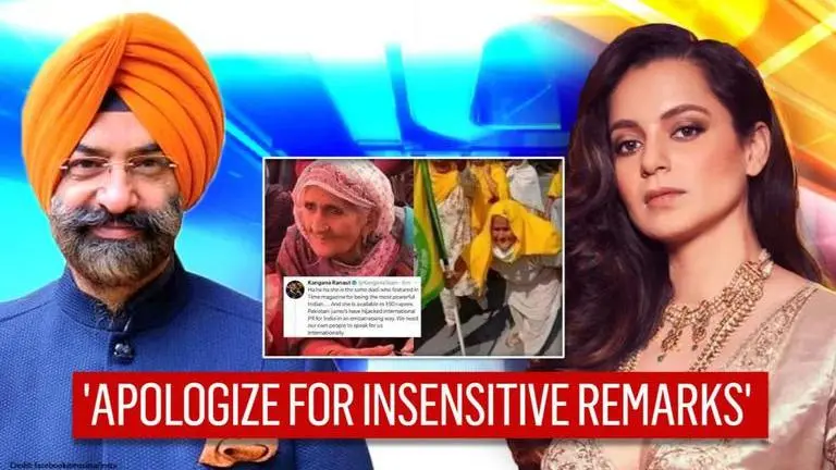 Another legal notice to Kangana Ranaut over ‘derogatory’ tweet; Sirsa demands her apology Kangana Ranaut