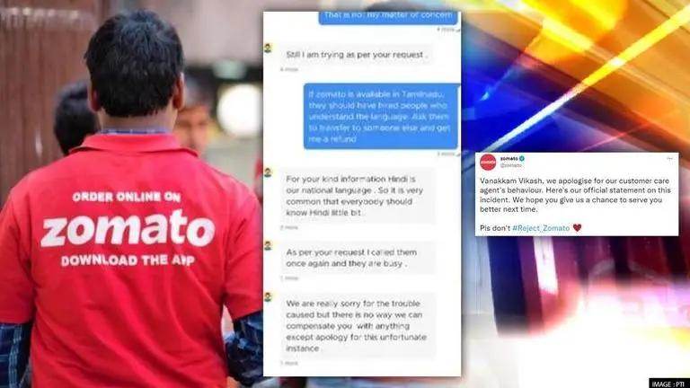 Zomato issues statement over 'Hindi' row; apologises & announces Tamil version of app Zomato