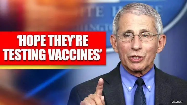 US: Anthony Fauci says unlikely to use coronavirus vaccines from Russia and China US: Fauci shows scepticism towards vaccines developed by China, Russia