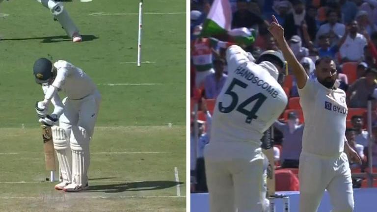 IND vs AUS: Mohammed Shami literally sends stumps flying in the air ...