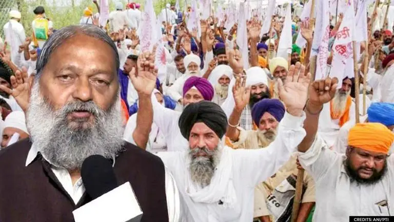 Haryana's Anil Vij says farmer unions gherao call aims at 'keeping their agitation alive' Haryana