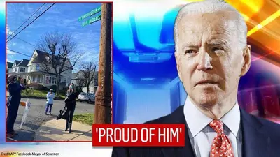 Pennsylvania re-names street to honour Joe Biden's electoral win Pennsylvania re-names street to honour Joe Biden's electoral win