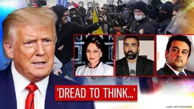 On US Capitol attack, Bollywood stars shower digs; Simi Garewal wants Trump 'locked up' On US Capitol attack, Bollywood stars shower digs; Simi Garewal wants Trump 'locked up'