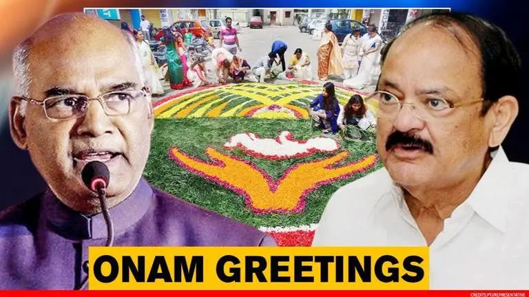 President Kovind and Vice President Naidu extend greetings to people on the eve of Onam Onam