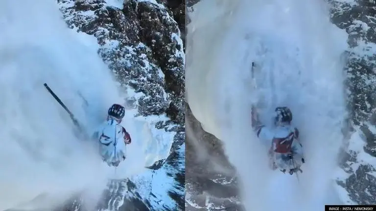 Colorado's Ice climber faces 'near-death' experience after getting hit by severe avalanche Ice climber