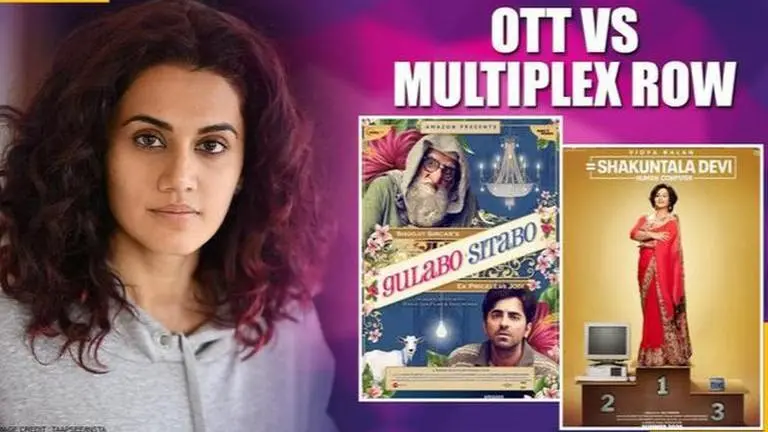 Taapsee Pannu reacts to controversy over multiplexes' disappointment on films OTT release Taapsee Pannu reacts to controversy over multiplexes' disappointment on films OTT release