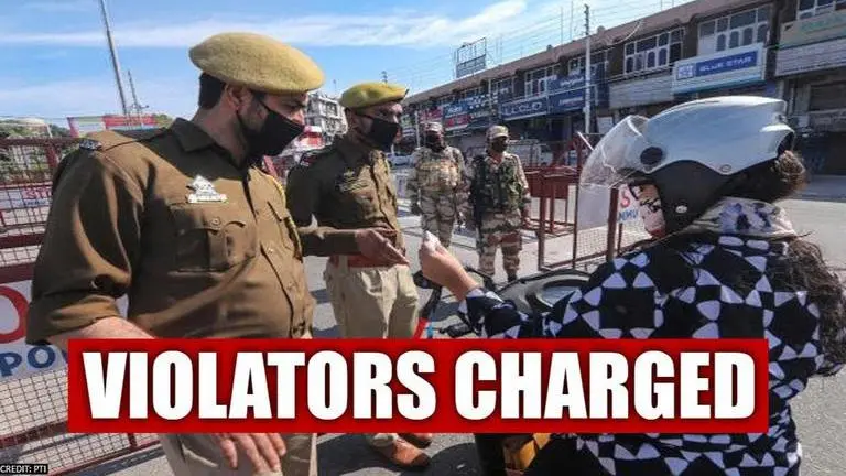 J&K polices registers 218 FIRs against lockdown violators amid Coronavirus outbreak J&K