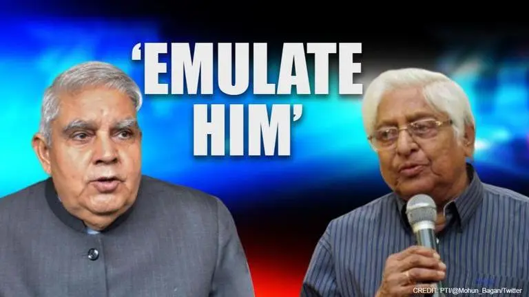 Emulate legendary footballer Chuni Goswami's commitment: Jagdeep Dhankhar Chuni Goswami