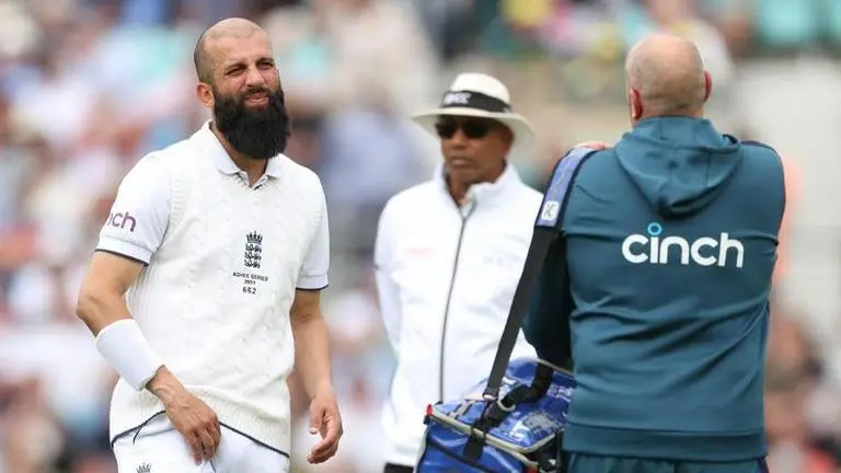 'Shall I just tee off now?': Moeen Ali switches on 'power-hitter' mode after groin injury Moeen Ali, ENG vs AUS, Ashes 2023